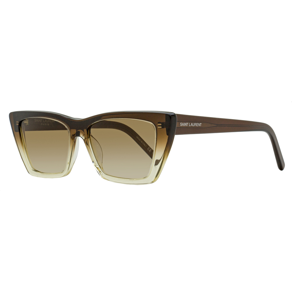 Saint Laurent Mica Sunglasses SL 276 019 Brown Ombre 53mm YSL